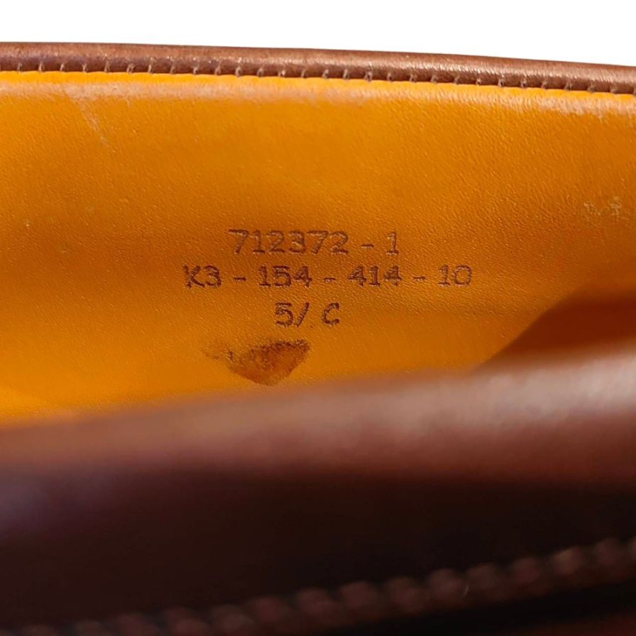 ジェイエムウエストン ローファー アストンライン 414 K3ラスト カーフ ブラウン サイズ5C メンズ J.M.WESTON Aston line ローファー 約23.5cm【LA】【中古】