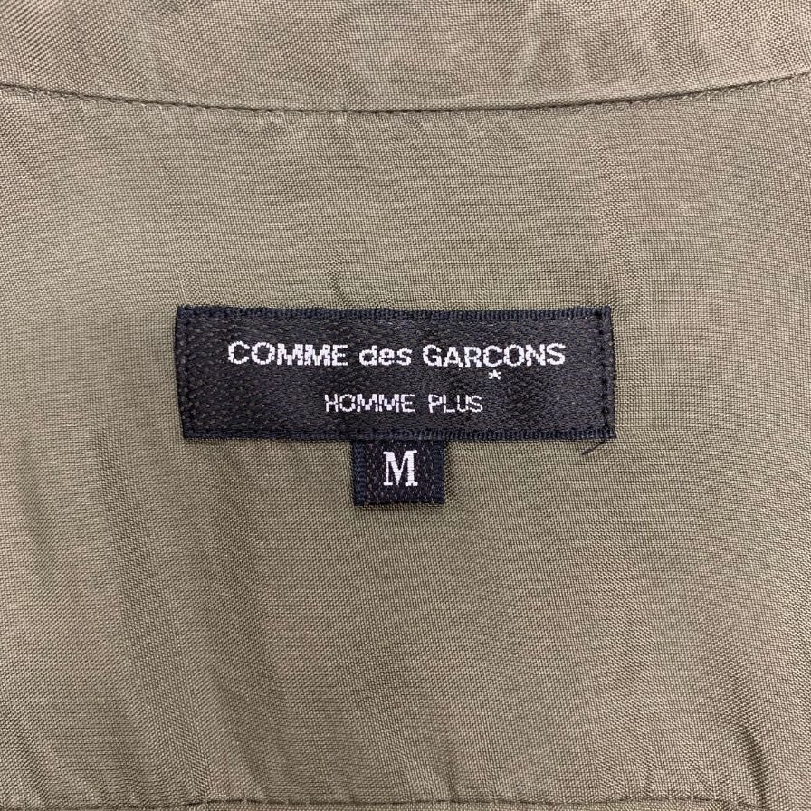 美品◆コムデギャルソン オム プリュス 半袖シャツ カーキ メンズ サイズM AD2001 COMME des GARCONS HOMME PLUS 【AFB44】