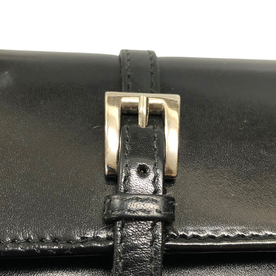 プラダ 三つ折り財布 エナメル ブラック メンズ 1M0510 PRADA【AFI27】