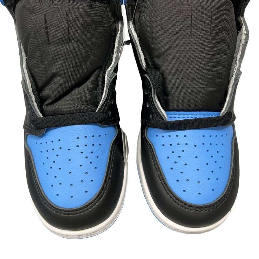 未使用◆ナイキ スニーカー エアジョーダン レトロ ハイ FD1437-400 サイズ22.5cm ホワイト ブルー ブラック NIKE AIR JORDAN 1 RETRO HIGH OG GS【AFD6】