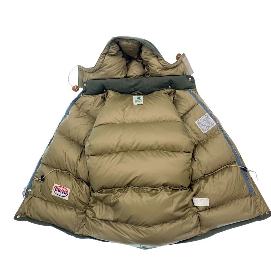 極美品◆シェラデザインズ ダウンジャケット 60/40 インヨージャケット メンズ グリーン サイズM SIERRA DESIGNS 【AFB43】