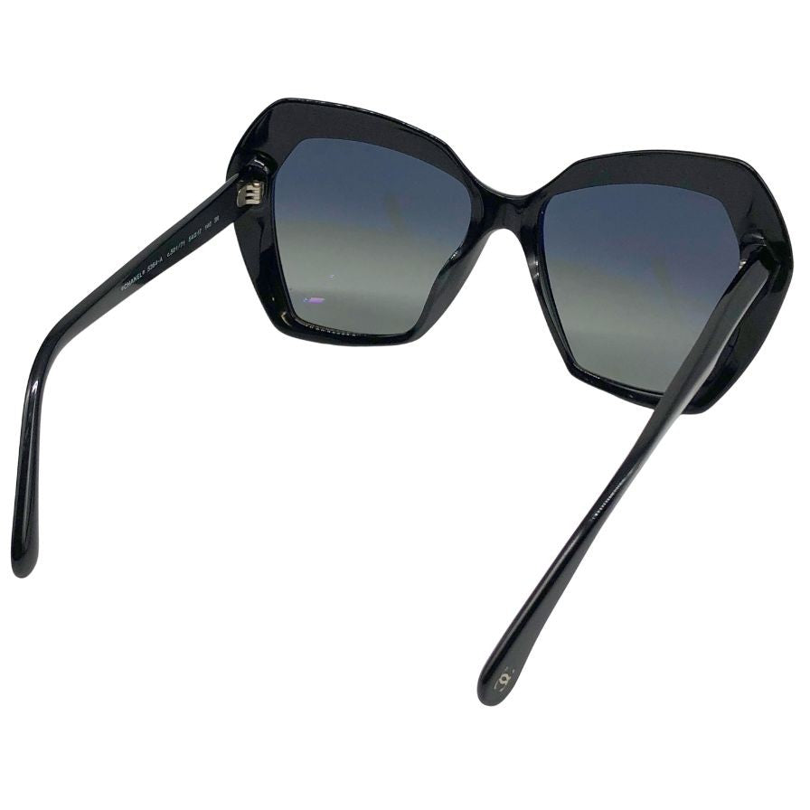 シャネル サングラス 5364-A c.501/71 54□17 レディース ブラック CHANEL【AFI16】