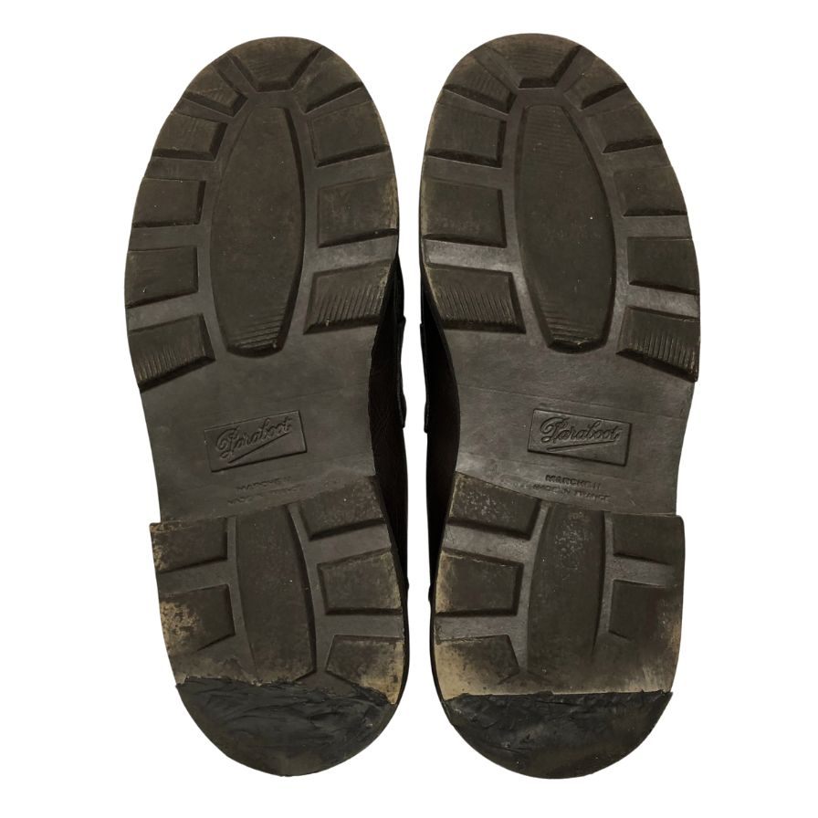 パラブーツ コインローファー ランス メンズ サイズ7F ブラウン Paraboot REIMS 約25.5cm【AFC3】