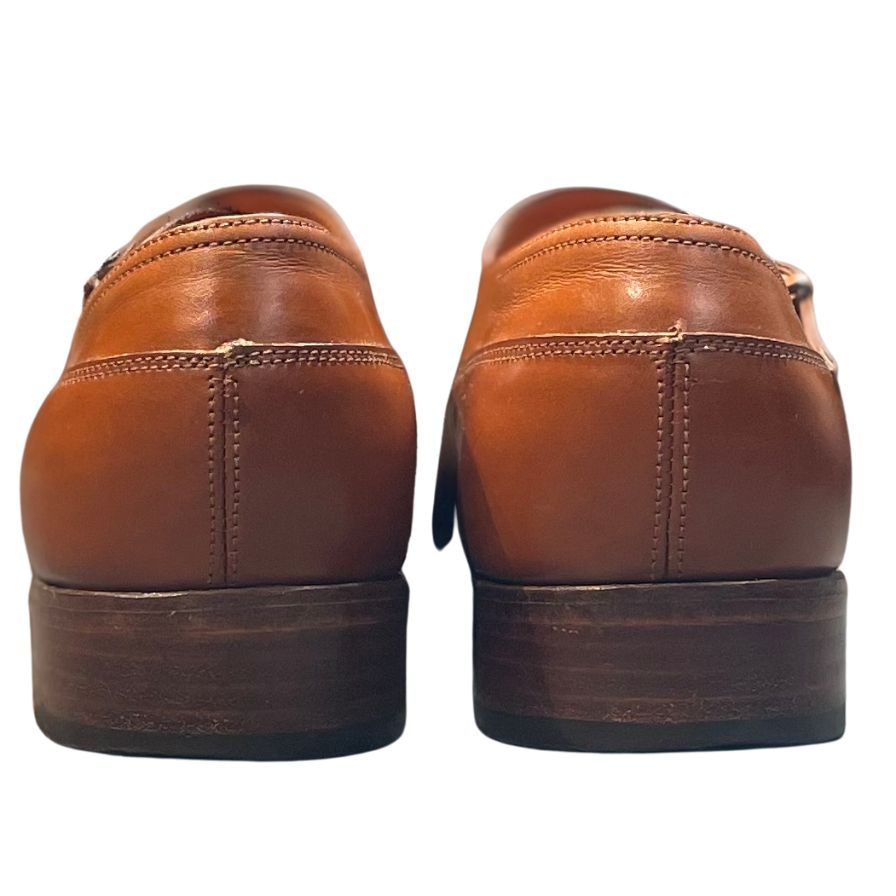 ジョンロブ レザーシューズ バークレー シングルモンク Jスタンプ ブラウン UK7E JOHNLOBB ビジネスシューズ 約25.5cm【LA】【中古】