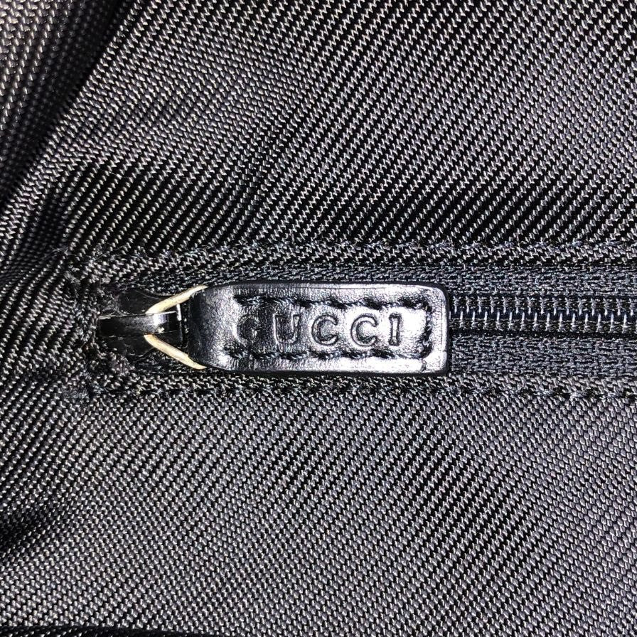 グッチ トートバッグ GGキャンバス ハンド 切替 レザー ウィメンズ ブラック GUCCI【AFE11】