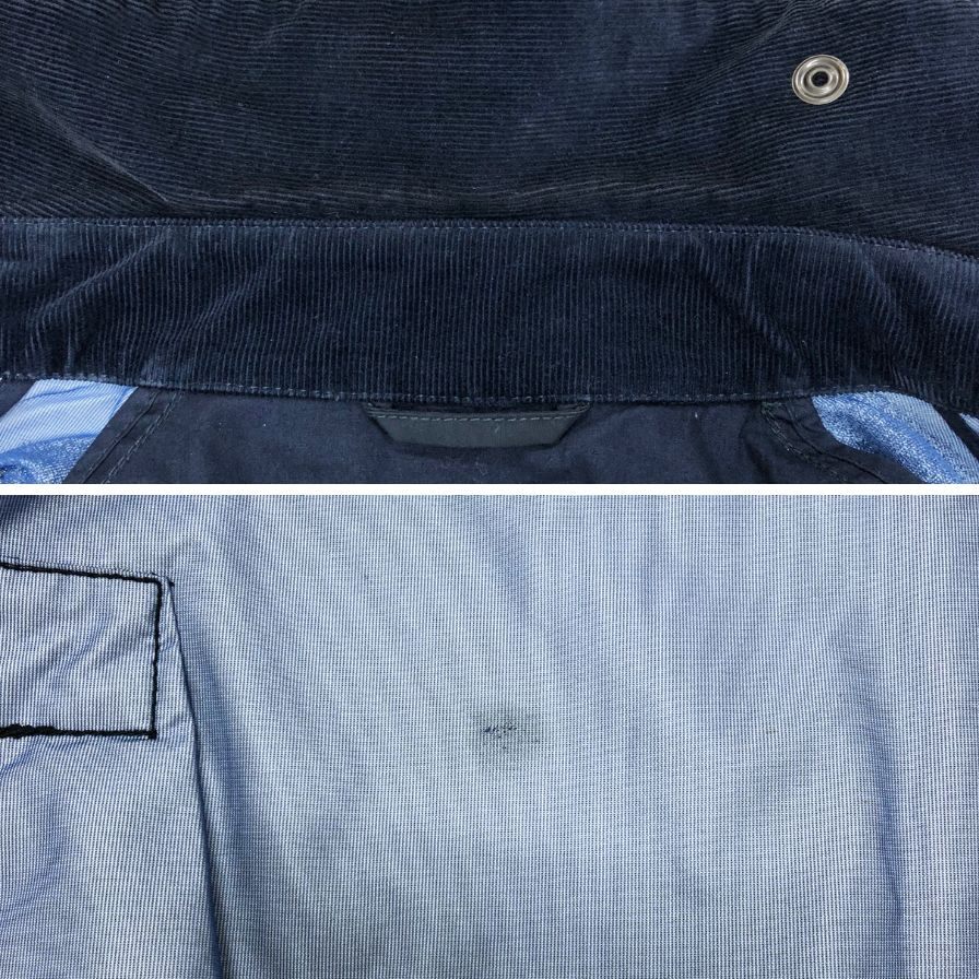 中古◆バブアー サウスシールド ナイロンビューフォート ノンオイル ジャケット 1501057 メンズ L ネイビー Barbour 【AFB32】