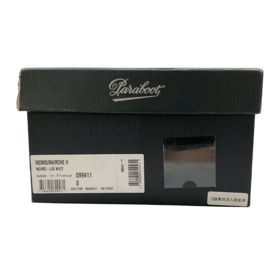パラブーツ ローファー ランス レザー ブラック サイズ8 メンズ PARABOOT REIMS ローファー 約26.5cm【LA】【中古】