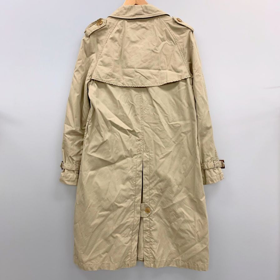 中古◆ダナキャランニューヨーク トレンチ コート レディース サイズS ブラウン DKNY 【AFB12】