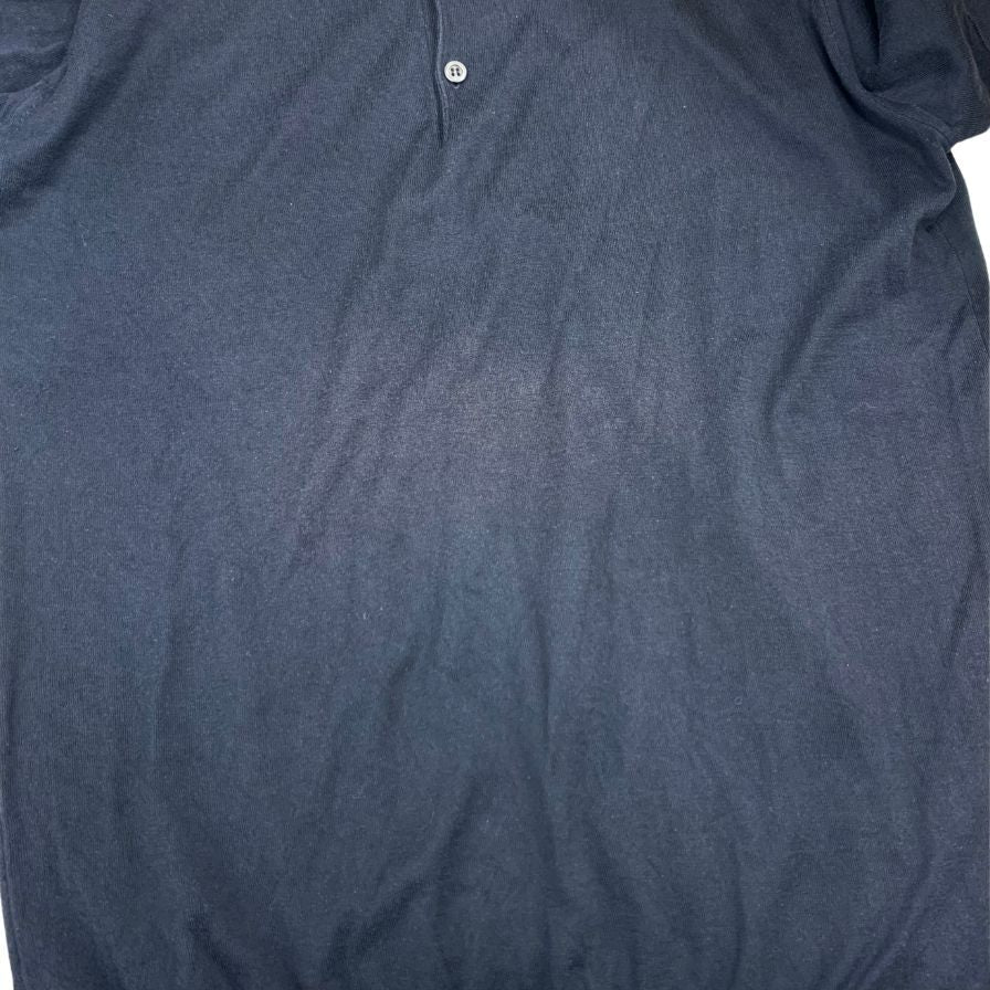 中古◆ジョンスメドレー 半袖ニットポロ ネイビー メンズ サイズL JOHN SMEDLEY 【AFB29】