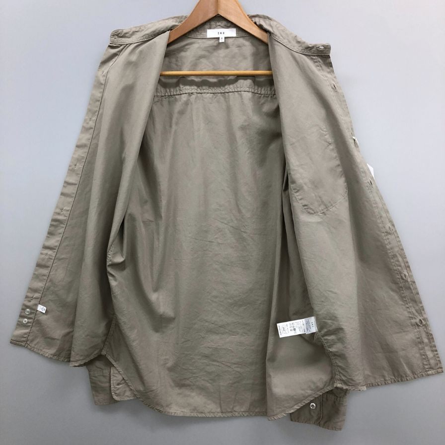 新品同様◆セーブカーキユナイテッド ワークシャツ ベージュ系 Mサイズ SAVE KHAKI UNITED 【AFB1】