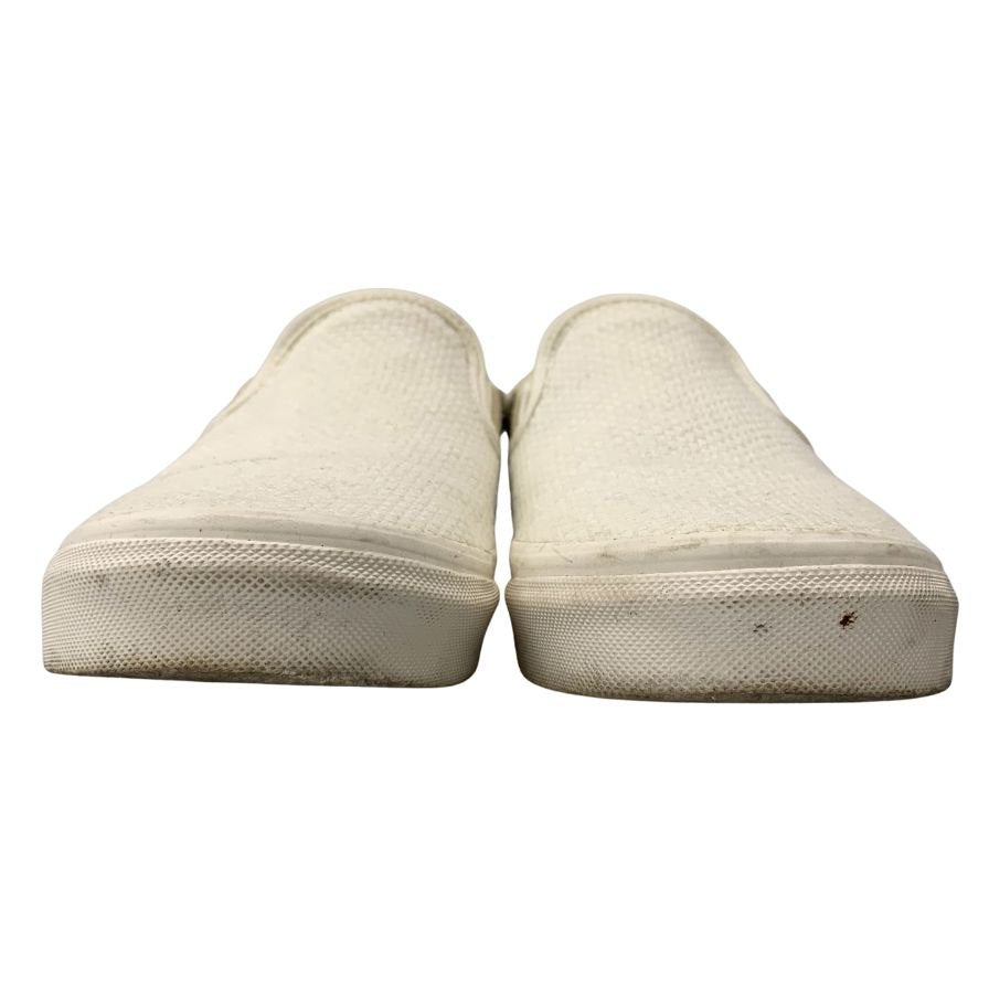 ヴァンズ スリッポン 500714 ホワイト メンズ サイズ 25.5cm VANS 約25.5cm【AFC47】