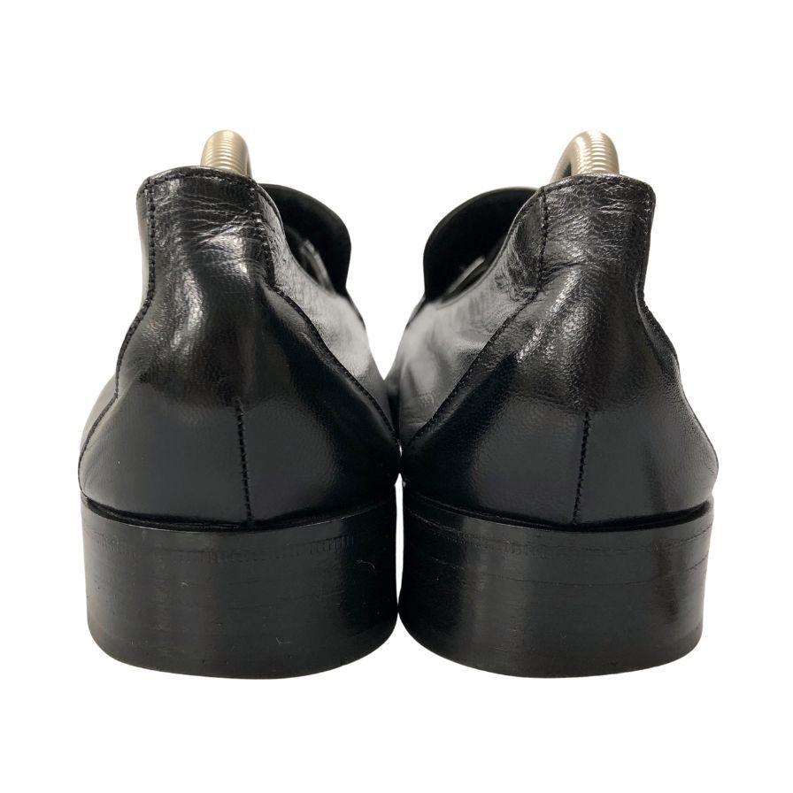 バリー ビットローファー ゴールド 金具 レザー ブラック メンズ サイズUK7 BALLY 約25.0cm【AFC35】