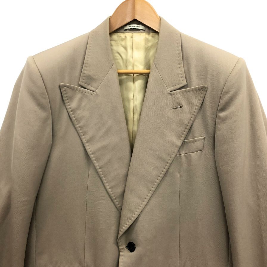 中古■ハズバンズ ウール テーラードジャケット メンズ サイズ50 ベージュ HUSBANDS 【AFB14】