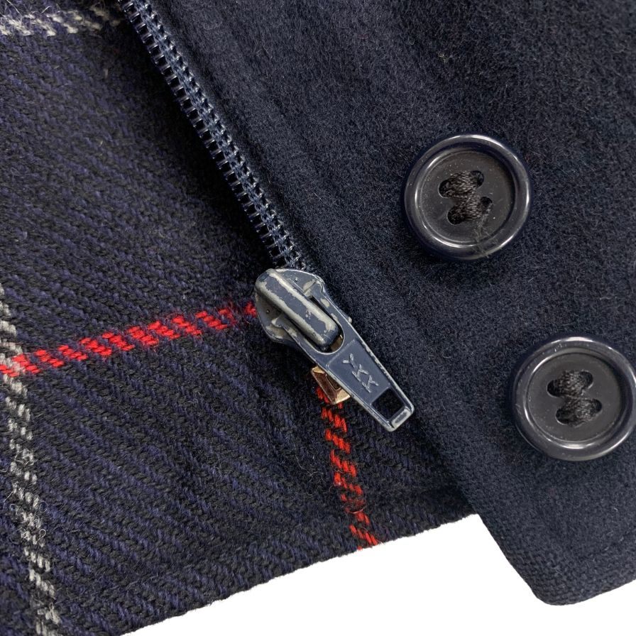 美品◆バーバリー ブルゾン スウィングトップ 80S 旧タグ イングランド製 ネイビー メンズ サイズ表記なし Burberry 【AFA7】