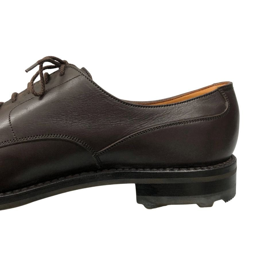 ジェイエムウエストン レザーシューズ Uチップ 641 ゴルフ 旧ロゴ ダークブラウン 9 J.M.WESTON ビジネスシューズ 約27.5cm【LA】【中古】