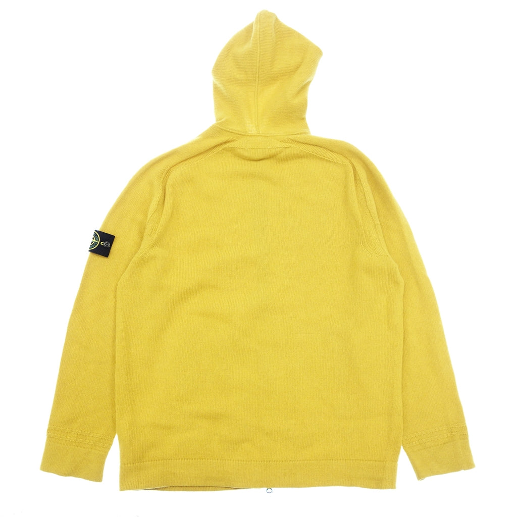 極美品◆ストーンアイランド ニットパーカー イエロー系 6915528A3 サイズ3XL STONE ISLAND 【AFB10】