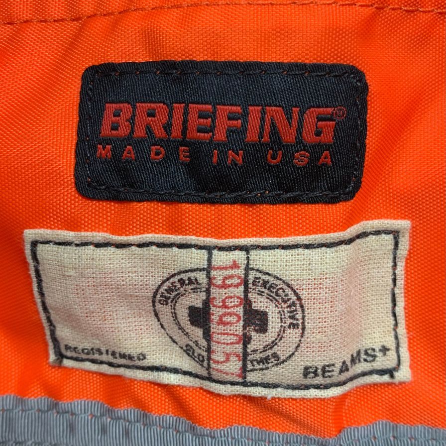 ブリーフィング ビームス+ ショルダーバッグ ユーティリティ ヘルメットバッグ ナイロン メッシュ メンズ カーキ BRIEFING × BEAMS PLUS【AFE2】