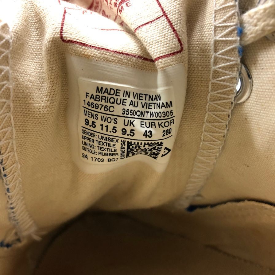 コンバース ローカットスニーカー CT70 チャックテイラー ブルー メンズ サイズ28.0 CONVERSE 約28.0cm【AFC41】