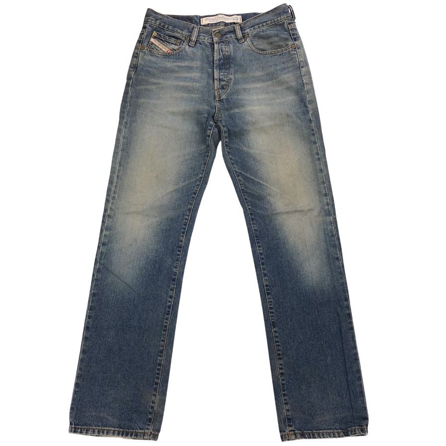 ディーゼル デニムパンツ TYPE RR55 インディゴ ボタンフライ イタリア製 メンズ サイズ32 ブルー系 DIESEL 【AFB19】