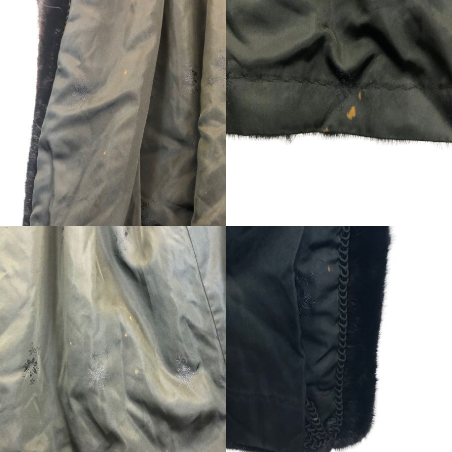 美品◆Michael Fur Co. ロングコート ダークミンク レディース ブラウン系 【AFG1】