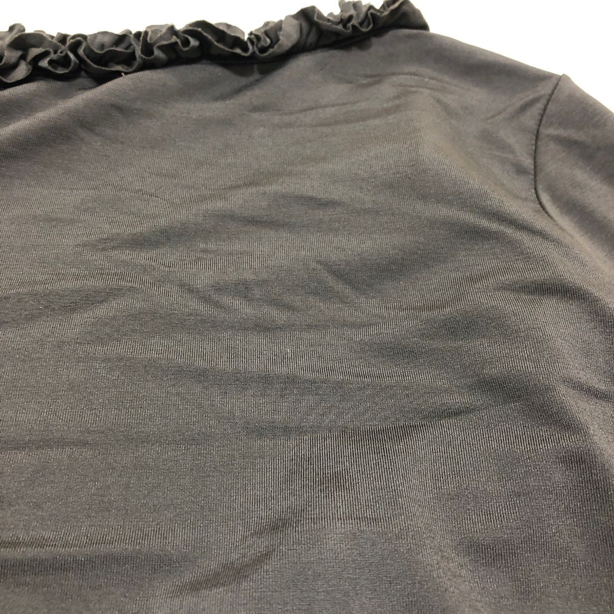 中古◆フォクシー ニューヨーク カーディガン レーヨン フリル デザイン 19404 ブラウン レディース サイズ40 FOXEY NEW YORK 【AFB32】
