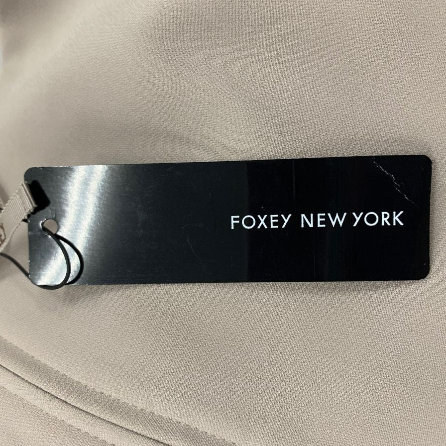 極美品◆フォクシー ノースリーブワンピース 42994 ベージュ系 レディース サイズ38 FOXEY 【AFB29】