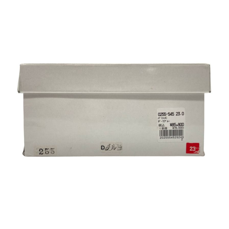 新宿屋 レザーメッシュスニーカー レザー×パイソン 0255-545 23.0cm レディース ブルー shinjukuya 約23.0cm【7-7】