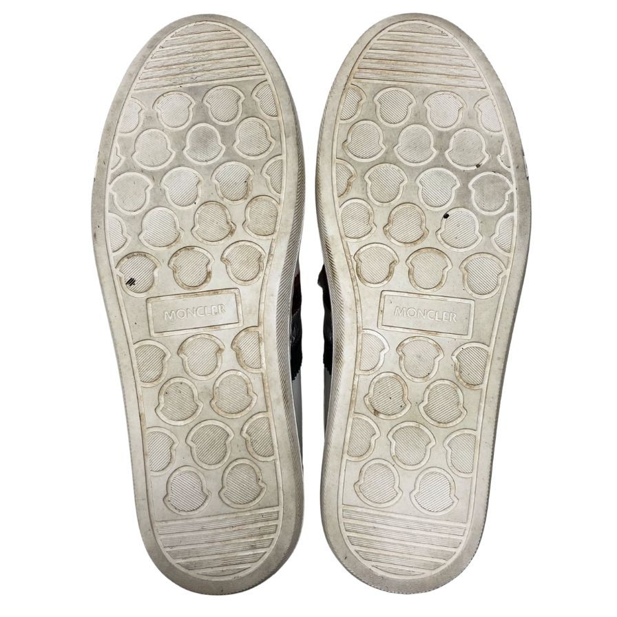 モンクレール スニーカー モナコ レザー レディース サイズ39.5 MONCLER 約26.0cm【AFC31】