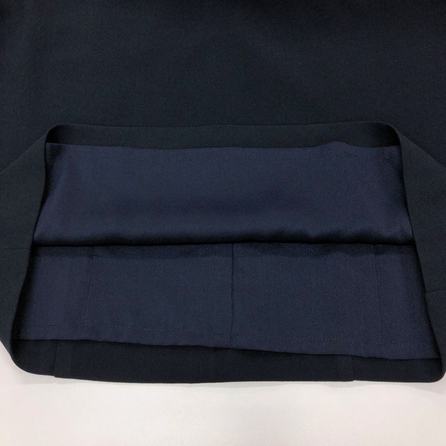 中古◆セオリー リュクス ワンピース バックジップ ネイビー サイズ38 レディース theory luxe 【AFB8】