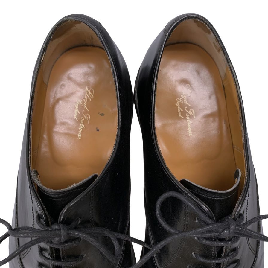 ロイドフットウェア レザーシューズ ストレートチップ 1213EW10 カーフ サイズ7.5E メンズ ブラック Lloyd Footwear 約26.5cm【AFC3】