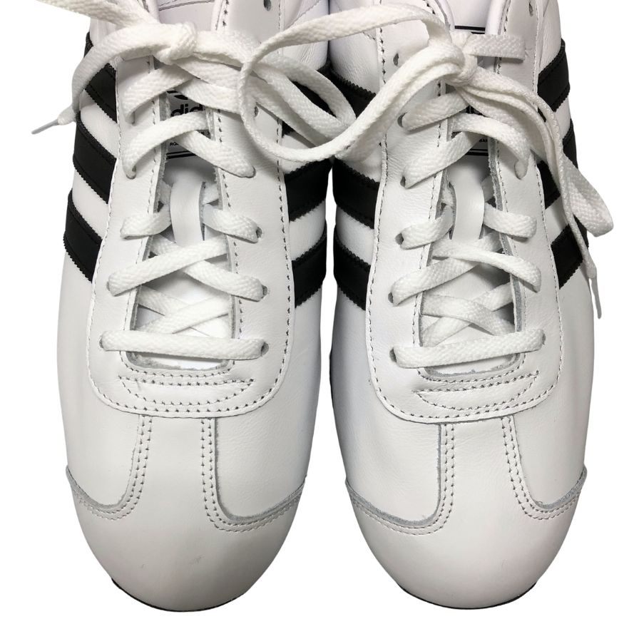 アディダス ローカットスニーカー カントリーⅡ ホワイト×ブラック メンズ サイズ28.5 ADIDAS COUNTRYⅡ 約28.5cm【AFD12】