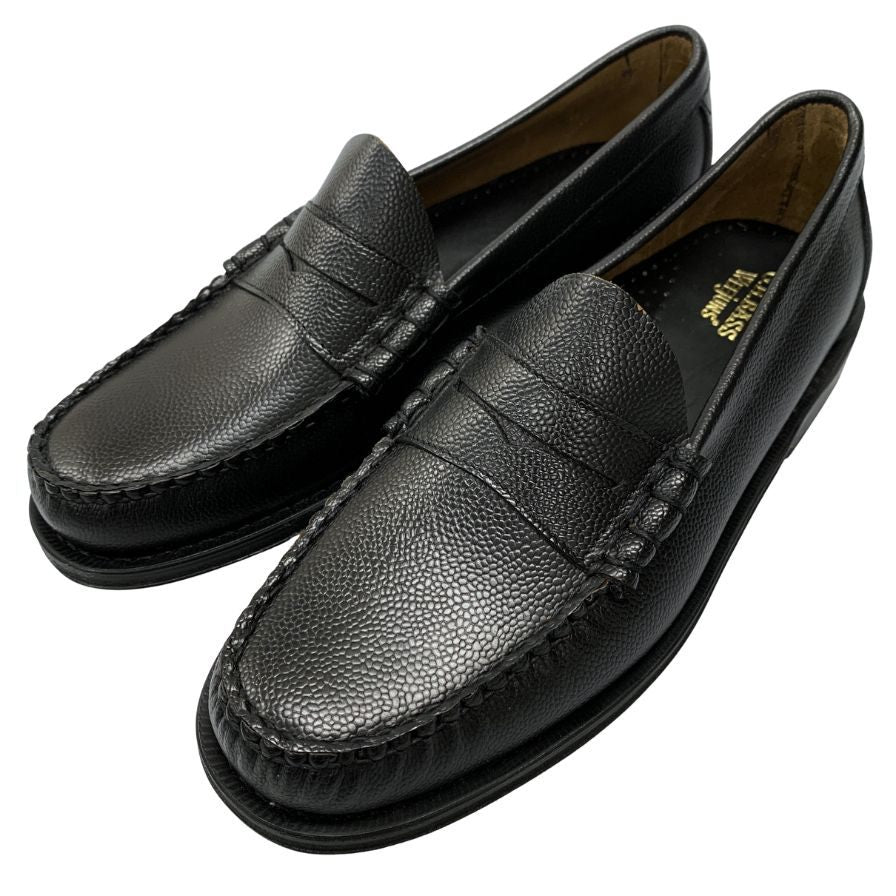 ジーエイチバス ローファー ウィージャンズ ラーソン シボレザー サイズ9.5 メンズ ブラック G.H.Bass&Co. WEEJUNS LARSON ローファー 約28.0cm【LA】【中古】