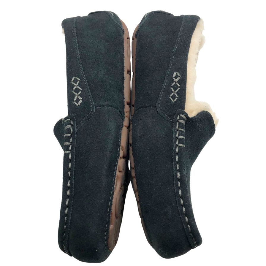 アグ スリッポン アンスレー ムートン モカシン グレー レディース サイズ24㎝ 1106878 UGG 約24.0cm【AFC47】