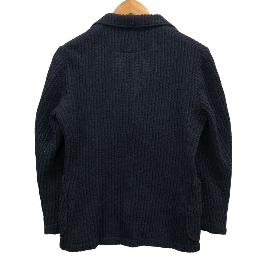 美品◆ディーバイディーショウケイ テーラード ニット ジャケット メンズ サイズ44 ブルー系 DbyD 【AFA11】