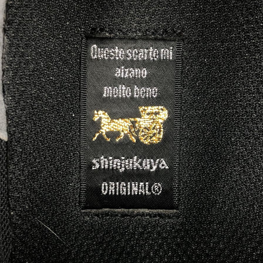 新宿屋 レザースニーカー シャーク 2781-735 ブラック 24.5cm レディース shinjukuya 約24.5cm【7-5】