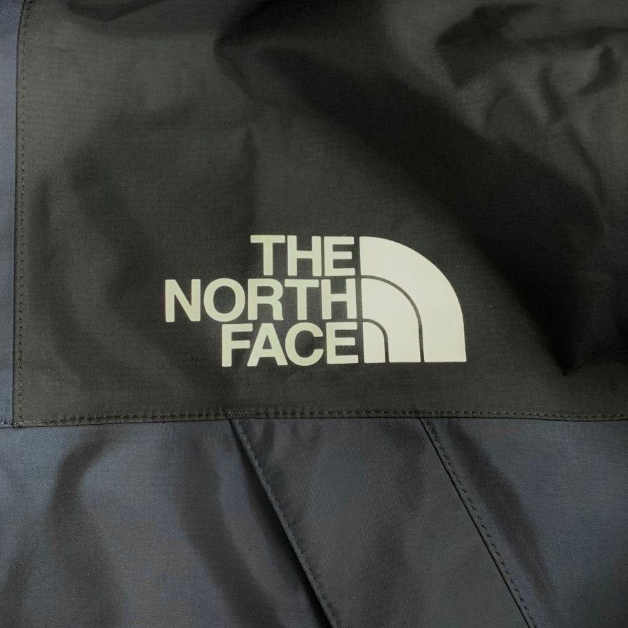 新品同様◆ザ ノースフェイス マウンテンレインテックスジャケット ネイビー×ブラック メンズ サイズL NP12333 THE NORTH FACE 【AFB12】
