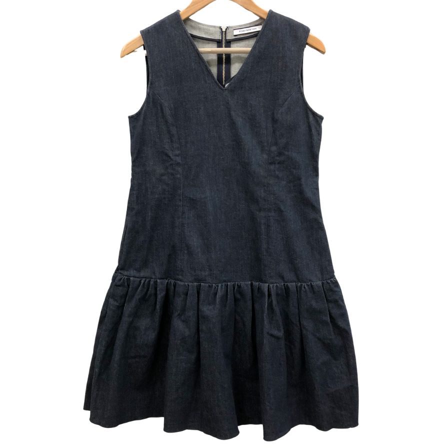 美品◇フォクシーニューヨーク ノースリーブワンピース フレア