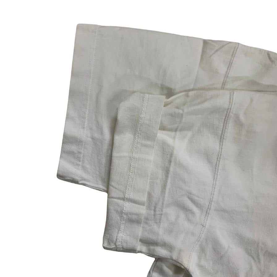 中古◆バレンシアガ リップ スティック ロゴTシャツ ユニセックス サイズXS ホワイト JP57 2019 00053 BALENCIAGA 【AFB4】