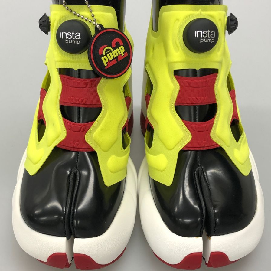 メゾンマルジェラ リーボック スニーカー Tabi Instapump Fury Hi S34WU0023 イエロー系 レディース サイズ36 Maison Margiela Reebok 約22.5cm【AFD9】