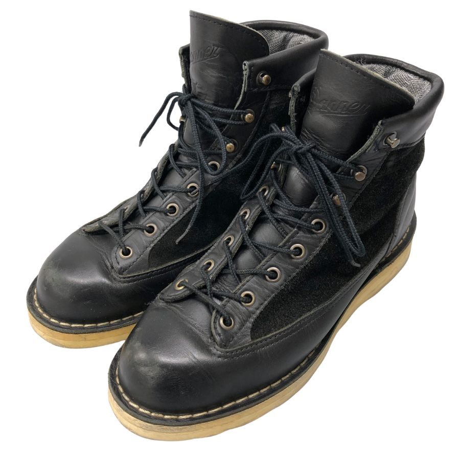 ダナー ブーツ ダナーライト 33001X スエード ハイカット サイズ7.5EE ブラック Danner 約26.0cm【AFC46】