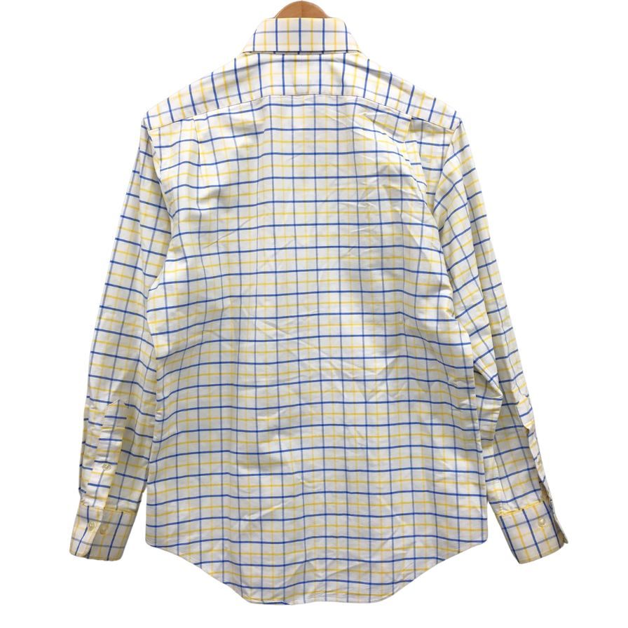 ポロ ラルフローレン チェックシャツ イエロー系 メンズ サイズM POLO RALPH LAUREN【LA】