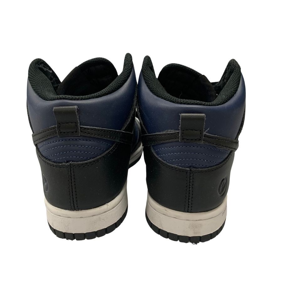 美品◆ナイキ x フラグメント スニーカー ダンク ハイ DJ0383-400 ブルー×ブラック サイズ23.5cm レディース NIKE × FRAGMEN DUNK HI【AFD2】