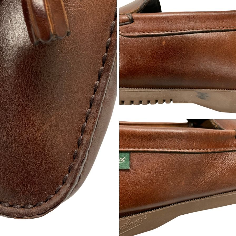 パラブーツ タッセルローファー ユナイテッドアローズ別注 メンズ ブラウン サイズ8 0123 Paraboot×UNITED ARROWS 約26.5cm【AFD12】