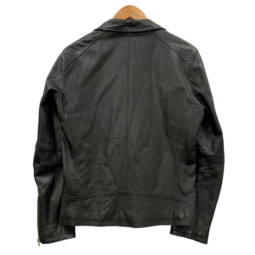 中古◆ハレ レザー ジャケット ライダース ラムレザー メンズ ブラック サイズ M HARE 【AFG1】