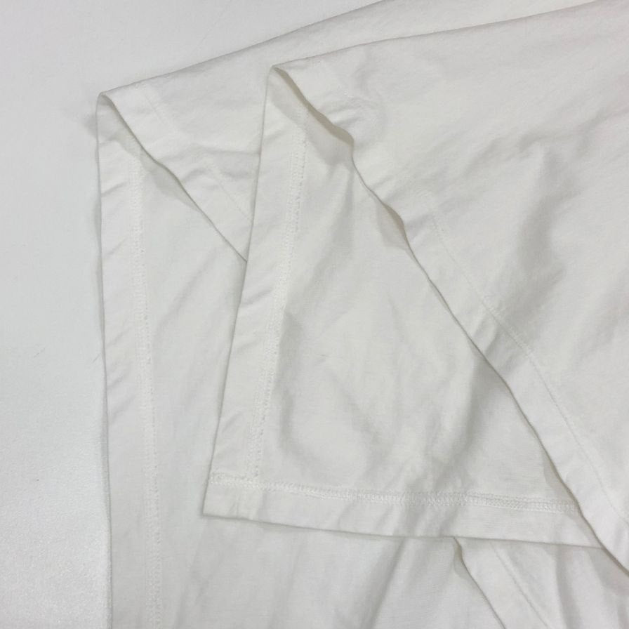 極美品◆イッセイミヤケ レイヤードTシャツ ホワイト サイズ2 レディース IM12JK721 ISSEY MIYAKE 【AFB45】