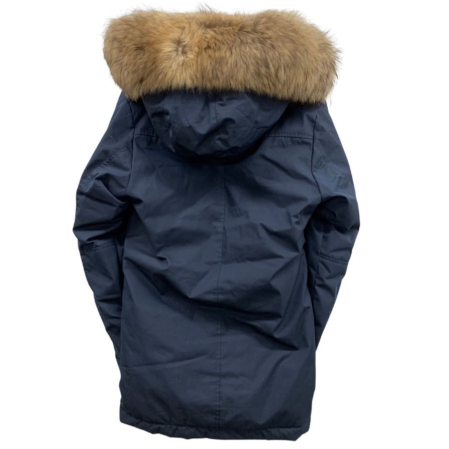 極美品◆ピレネックス ダウンジャケット ANNECY FUR ネイビー メンズ サイズJP XS PYRENEX 【AFF20】
