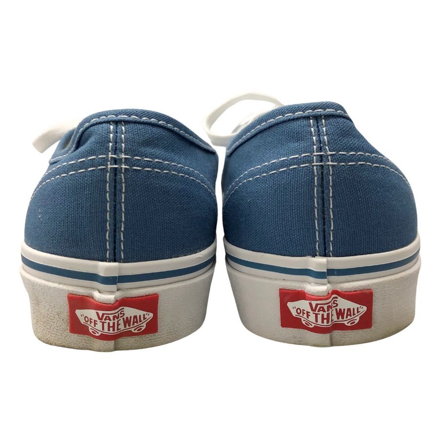 バンズ ローカットスニーカー オーセンティック キャンバス ブルー メンズ サイズ26cm VANS AUTHENTIC 約26.0cm【AFD15】