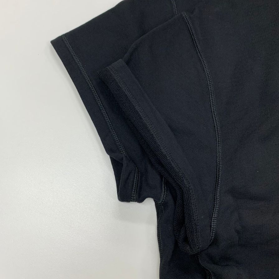 美品◆ドルチェ&ガッバーナ 半袖トップス トレーナー ロゴワッペン レディース サイズ42 ブラック DOLCE&GABBANA 【AFB14】
