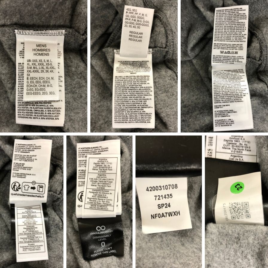 極美品◆ザ ノースフェイス スウェット Heritage Patch Crew NF0A7WXHGAZ メンズ サイズM グレー THE NORTH FACE 【AFB10】