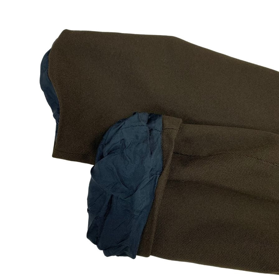 美品◆ローブドシャンブル コムデギャルソン ジャケット ダブル カーキ レディース サイズL ROBE DE CHAMBRE COMME DES GARCONS 【AFB44】